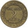 Avers : Mercure assis à gauche tenant un caducée et appuyé sur un gouvernail

Revers : BON POUR / 2 / FRANCS - légende autour
