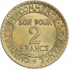 Avers : Mercure assis à gauche tenant un caducée et appuyé sur un gouvernail

Revers : BON POUR / 2 / FRANCS - légende autour