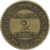 Avers : Mercure assis à gauche tenant un caducée et appuyé sur un gouvernail

Revers : BON POUR / 2 / FRANCS - légende autour