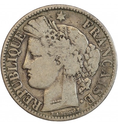 2 Francs Cérès Avec Légende