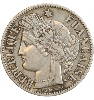 2 Francs Cérès Avec Légende