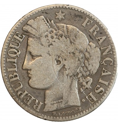 2 Francs Cérès Avec Légende