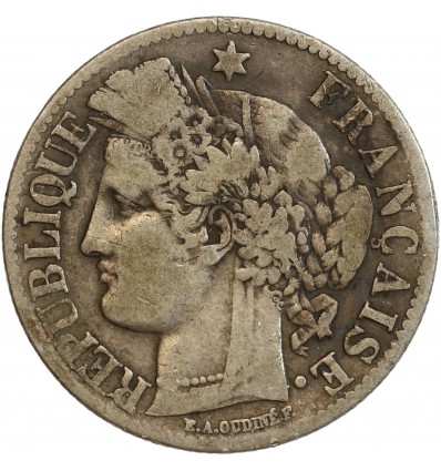 2 Francs Cérès Avec Légende