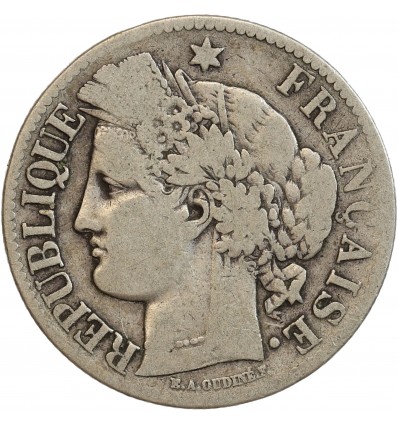 2 Francs Cérès Avec Légende