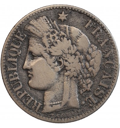 2 Francs Cérès Avec Légende Troisième République