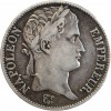 tête laurée de Napoléon Ier à droite