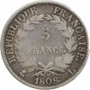 5 Francs Napoléon Ier - Tête Laurée - Revers République