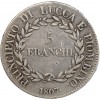 bustes accolés d'Elisa et de Félix à droite
