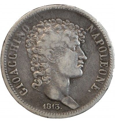 5 Lires Murat - Italie Argent - Naples Sicile