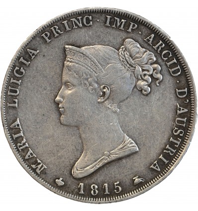5 Lires Marie Louise - Italie Argent - Parme
