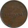 tête couronnée à gauche du roi Ferdinand Ier