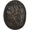 Médaille en Bronze de Baptême Uniface