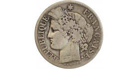 2 Francs Cérès Avec Légende Troisième République