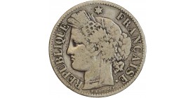 2 Francs Cérès Avec Légende Troisième République