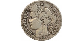 2 Francs Cérès Avec Légende Troisième République
