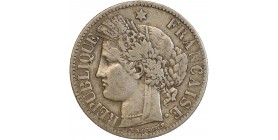 2 Francs Cérès Avec Légende Troisième République