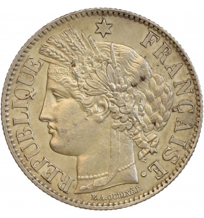 2 Francs Cérès Avec Légende Troisième République
