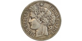 2 Francs Cérès Avec Légende Troisième République