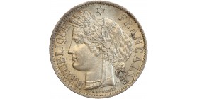 2 Francs Cérès Avec Légende Troisième République