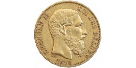 20 Francs Léopold II - Belgique