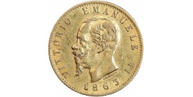 20 Lires Victor Emmanuel II - Italie