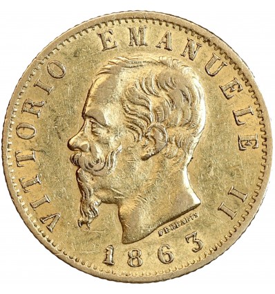 20 Lires Victor Emmanuel II - Italie