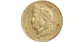 20 Francs Louis-Philippe Ier Tête Laurée