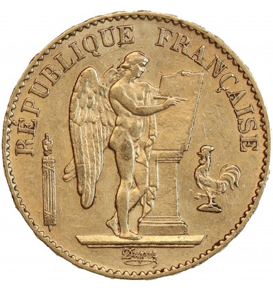 20 Francs Génie Troisième République