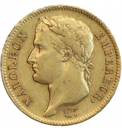 40 Francs Napoléon Ier Tête Laurée