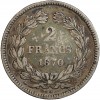 2 Francs Cerès Sans Légende Gouvernement de Défense Nationale