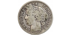 2 Francs Cérès Sans Légende