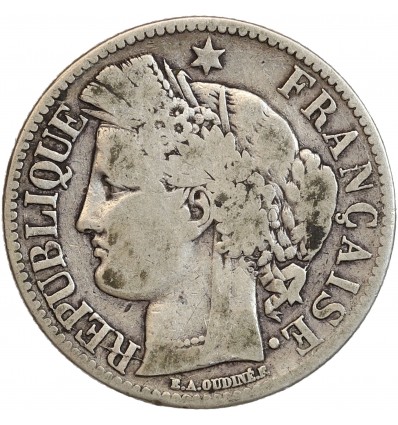 2 Francs Cérès Sans Légende