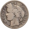 2 Francs Cérès Avec Légende Gouvernement de Défense Nationale