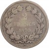 2 Francs Cérès Sans Légende Gouvernement de Défense Nationale
