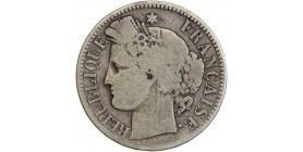 2 Francs Cérès Sans Légende Gouvernement de Défense Nationale