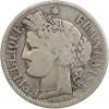 2 Francs Cérès Sans Légende Gouvernement de Défense Nationale