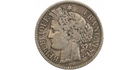 2 Francs Cérès Sans Légende Gouvernement de Défense Nationale