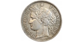 2 Francs Cérès Sans Légende Gouvernement de Défense Nationale