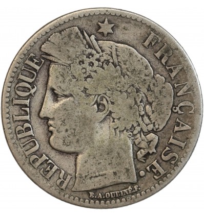 2 Francs Cérès Avec Légende