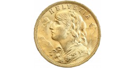 20 Francs Or Vreneli - Suisse