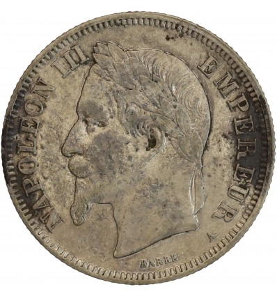 2 Francs Napoléon III Tête Laurée
