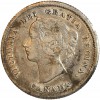 5 Cents Victoria Canada Argent