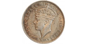 20 Cents Georges VI Malaya Argent