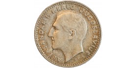 10 Dinars Alexandre Ier Yougoslavie Argent