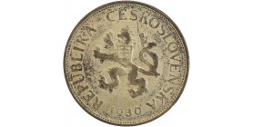 5 Couronnes Tchécoslovaquie Argent