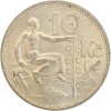 10 Couronnes - Tchécoslovaquie Argent