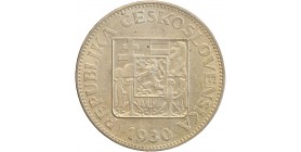 10 Couronnes - Tchécoslovaquie Argent