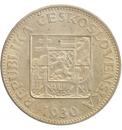 10 Couronnes - Tchécoslovaquie Argent