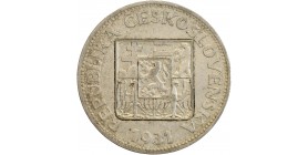 10 Couronnes - Tchécoslovaquie Argent