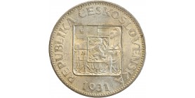 10 Couronnes - Tchécoslovaquie Argent